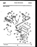 BURNER, MANIFOLD AND GAS CONTROL Diagram and Parts List for 36-3281-00-02  Tappan Range