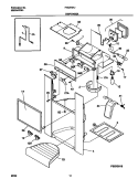 Part Location Diagram of 218921301 Frigidaire ACTUATOR