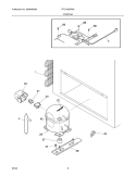 SYSTEM Diagram and Parts List for FFC13K0DW0  Frigidaire Freezer