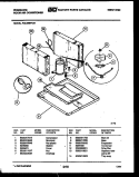 SYSTEM PARTS Diagram and Parts List for FAL096P1A1  Frigidaire Air Conditioner