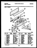Part Location Diagram of 5303211402 Frigidaire PANEL - BACKGUARD