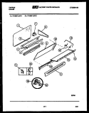 SPLASHER CONTROL Diagram and Parts List for 77-4987-00-05  Tappan Microwave Oven Combo