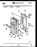 DOOR PARTS Diagram and Parts List for FV16F5WVFC  Gibson Freezer