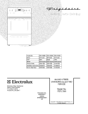 COVER Diagram and Parts List for FEFL79HBB  Frigidaire Range
