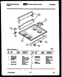 BROILER DRAWER PARTS Diagram and Parts List for GF620HXD3  Frigidaire Range