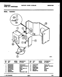 ELECTRICAL PARTS Diagram and Parts List for FAC073S7A1  Frigidaire Air Conditioner
