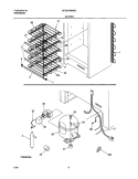 SYSTEM Diagram and Parts List for GFU21M6AW2  Gibson Freezer