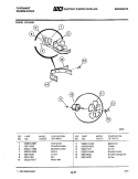 FAN Diagram and Parts List for CDH25E1  Frigidaire Dehumidifier