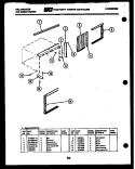 CABINET PARTS Diagram and Parts List for SH310D1QA  Kelvinator Air Conditioner