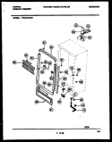 CABINET PARTS Diagram and Parts List for TFU21M7AW1  Tappan Freezer