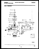 MOTOR PUMP PARTS Diagram and Parts List for MDB202RBL0  Frigidaire Dishwasher