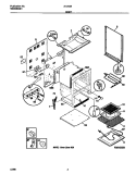 BODY Diagram and Parts List for 31-2442-23-02  Tappan Range