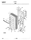 DOOR Diagram and Parts List for UL2193ECW6  Electrolux Freezer