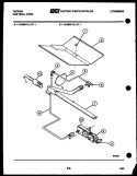 GAS CONTROL Diagram and Parts List for 12-3699-00-01  Tappan Wall Oven