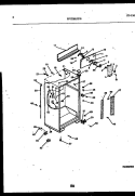 CABINET PARTS Diagram and Parts List for FPCEB21TISB0  Frigidaire Refrigerator