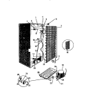 COOLING SYSTEM Diagram and Parts List for RT175GCF1  Frigidaire Refrigerator
