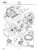 ICE MAKER Diagram and Parts List for FRS24ZGHD2  Frigidaire Refrigerator