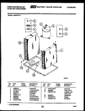 SYSTEM PARTS Diagram and Parts List for AK087P7V1  Frigidaire Air Conditioner