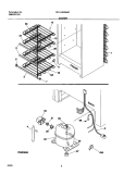 SYSTEM Diagram and Parts List for WFU14K2BW1  Westinghouse Freezer
