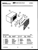 Part Location Diagram of 08017373 Frigidaire LOUVER-Assembly