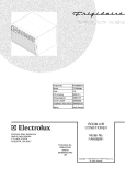 COVER Diagram and Parts List for FAH085N1T2  Frigidaire Air Conditioner