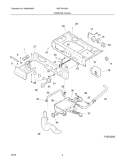CONTROL PANEL Diagram and Parts List for GMT1670AS0  Frigidaire Washer