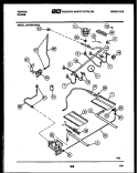 BURNER, MANIFOLD AND GAS CONTROL Diagram and Parts List for 30-4990-00-02  Tappan Range