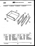 DRAWER PARTS Diagram and Parts List for 30-4998-23-02  Tappan Range