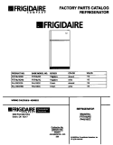COVER Diagram and Parts List for F44J18CCD0  Frigidaire Refrigerator