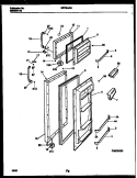 Part Location Diagram of 215674901 Frigidaire PANEL-Refrigerator DOOR
