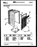 CABINET PARTS Diagram and Parts List for MC25S7GYNB  Gibson Dehumidifier