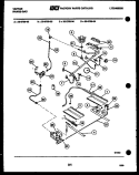 BURNER, MANIFOLD AND GAS CONTROL Diagram and Parts List for 30-2758-00-03  Tappan Range