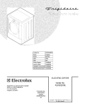 COVER Diagram and Parts List for FEFB9200ES0  Frigidaire Dryer