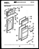 DOOR PARTS Diagram and Parts List for TMK180EN3W  Kelvinator Refrigerator