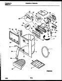 ICE DOOR, DISPENSER AND WATER TANK Diagram and Parts List for TRS24WRAB0  Tappan Refrigerator