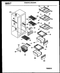 Part Location Diagram of 215042009 Frigidaire FRONT-STORAGE PAN, UPPER