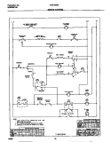 WIRING DIAGRAM Diagram and Parts List for MEF356SEWA  Frigidaire Range