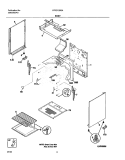 BODY Diagram and Parts List for FPF312BSA  Frigidaire Range