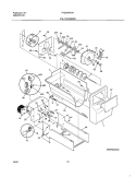 ICE CONTAINER Diagram and Parts List for FRS26KW3AQ0  Frigidaire Refrigerator