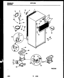 SYSTEM AND AUTOMATIC DEFROST PARTS Diagram and Parts List for WRT21QRBD0  Frigidaire Refrigerator