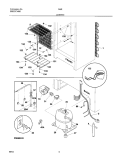 SYSTEM Diagram and Parts List for FMR10  Electrolux Freezer