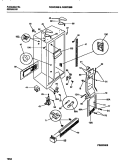 Part Location Diagram of 218215245 Frigidaire Upper Door Hinge Bracket with Closer - Left Side