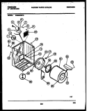 CABINET AND COMPONENT PARTS Diagram and Parts List for DG6900RW2  Frigidaire Dryer