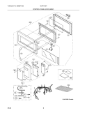 Part Location Diagram of 5304468206 Frigidaire HANDLE