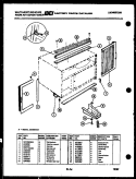 CABINET AND INSTALLATION PARTS Diagram and Parts List for AC065K7A1  Frigidaire Air Conditioner