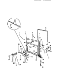 INNER PANEL & COMPONENTS Diagram and Parts List for DWU2005T3W  Kelvinator Dishwasher