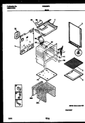 BODY PARTS Diagram and Parts List for CG300SP2W2  Frigidaire Range