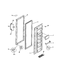 REFRIGERATOR DOOR Diagram and Parts List for MRS22HNCW0  Frigidaire Refrigerator