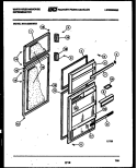 DOOR PARTS Diagram and Parts List for RTG153HCH2A  Frigidaire Refrigerator
