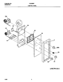 CONTROL PANEL Diagram and Parts List for TGO356BFW4  Frigidaire Range